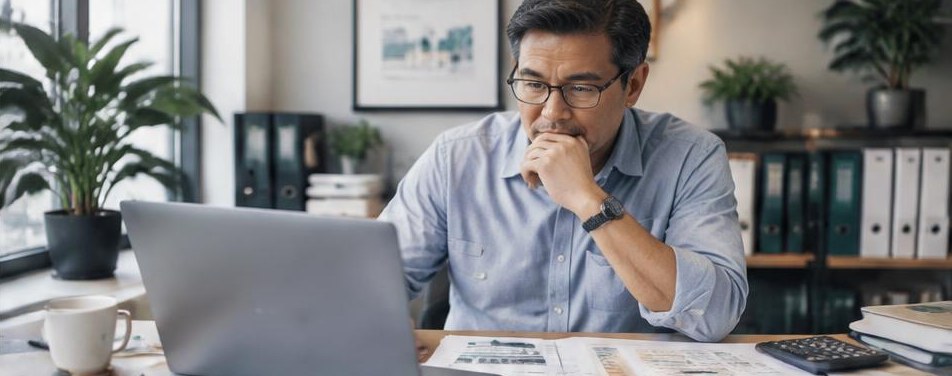 Illustrative accountant scene showing the people and work behind the business